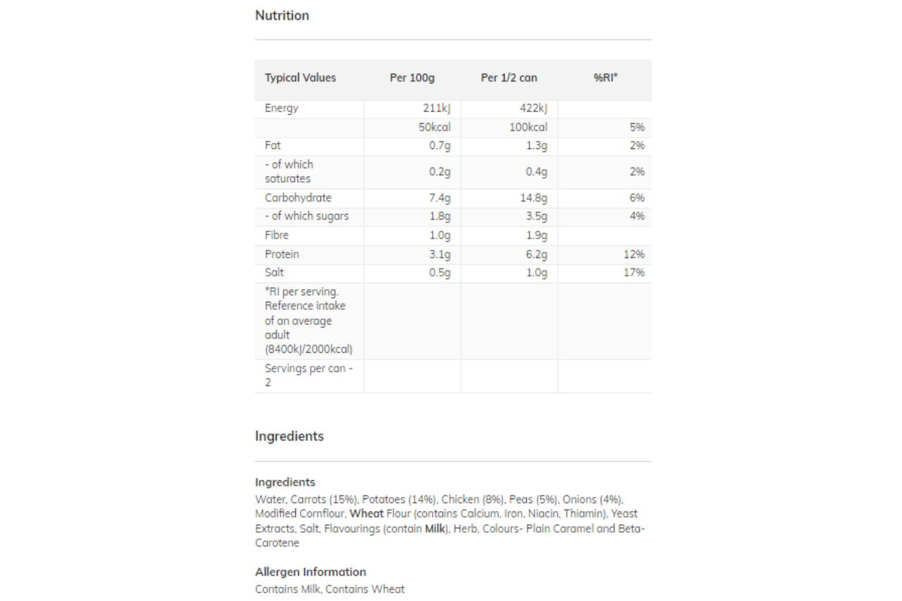 Heinz Big Soup Chicken & Vegetable 400g Best Before it's Gone Ltd